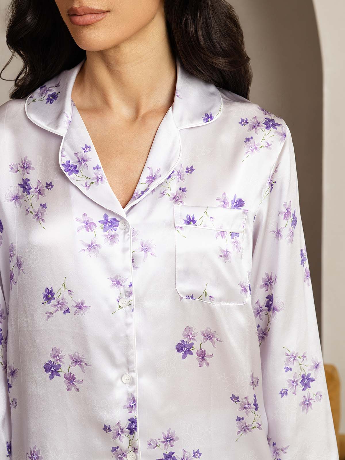 [Syreeninkukka] SilkSilky-FI Womens Pajamas 005