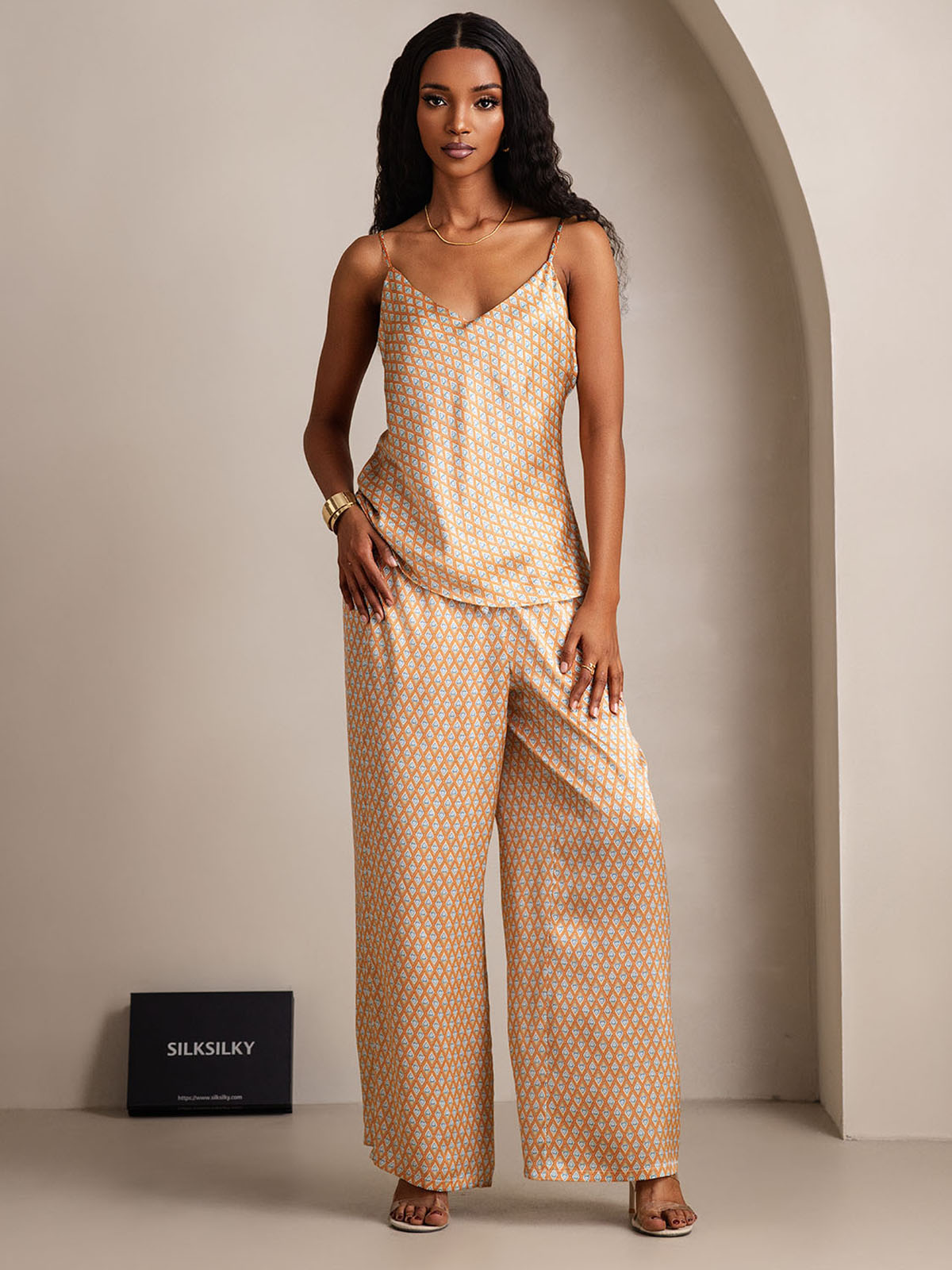 [Kukka] SilkSilky-FI Camisole Set 003