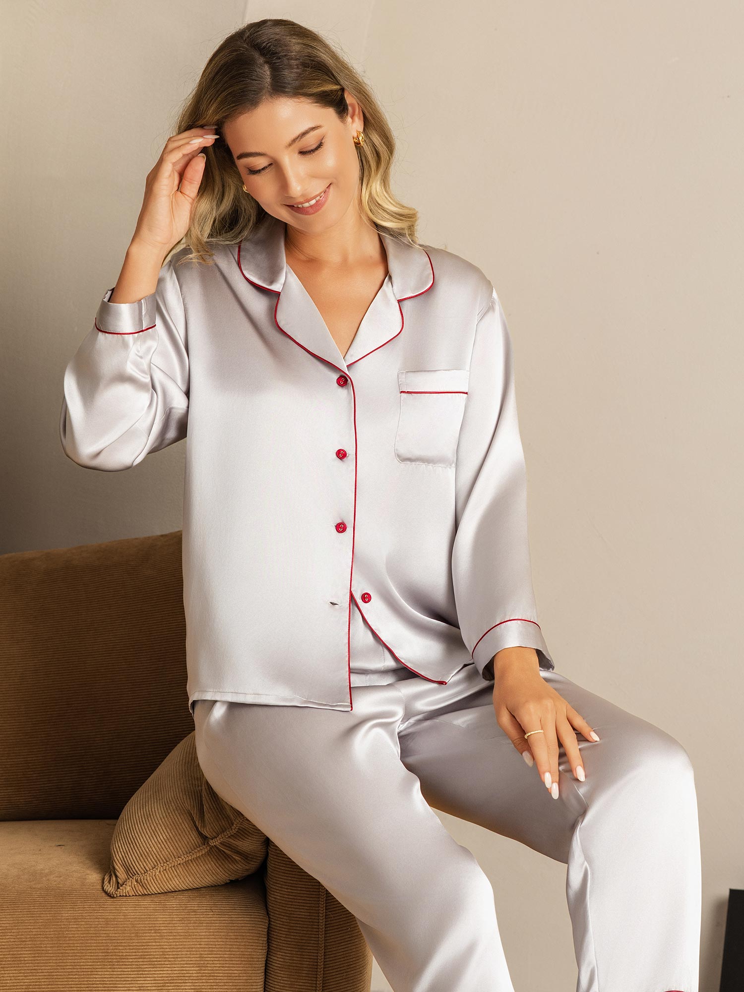 [Hopea] SilkSilky-FI Womens Pajamas 007