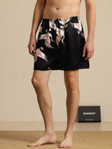 [Musta] SilkSilky-FI 19Momme Mens Sleep Bottoms 001