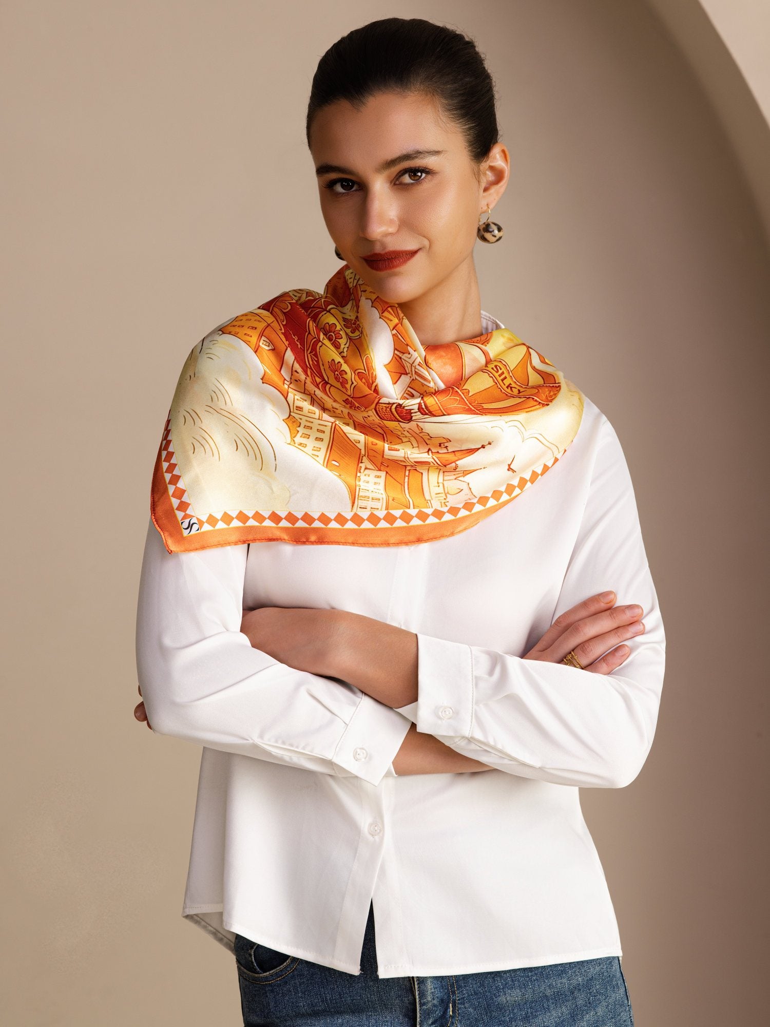 [Keltainen Ilmapallo] SilkSilky-FI Scarf 002