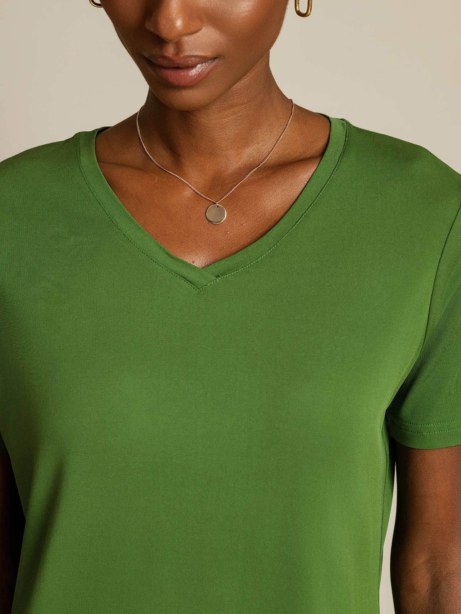 [Vihreä] SilkSilky-FI Womens T-Shirt 004