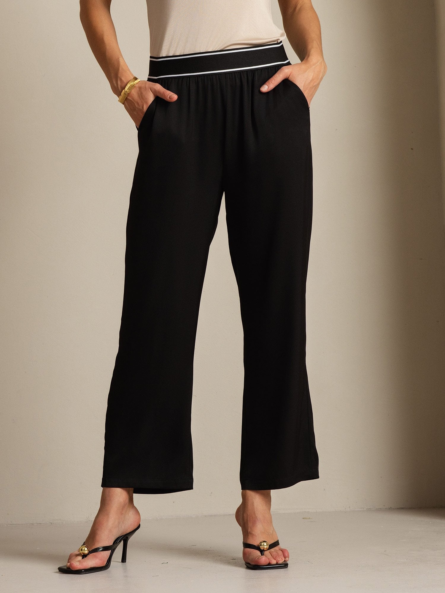 [Musta] SilkSilky-FI 22Momme Womens Pants 009
