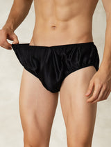[Musta] SilkSilky-FI Mens Underwear 005