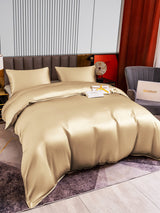 [Beige] SilkSilky-FI 22Momme Bedding Set 004,