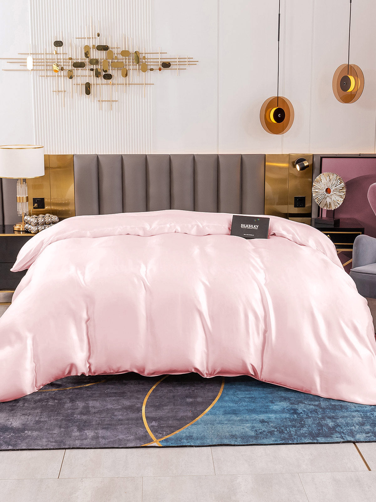 [Pinkki] SilkSilky-FI 19Momme Duvet Cover 003