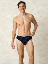 [Tummansininen] SilkSilky-FI Mens Underwear 004