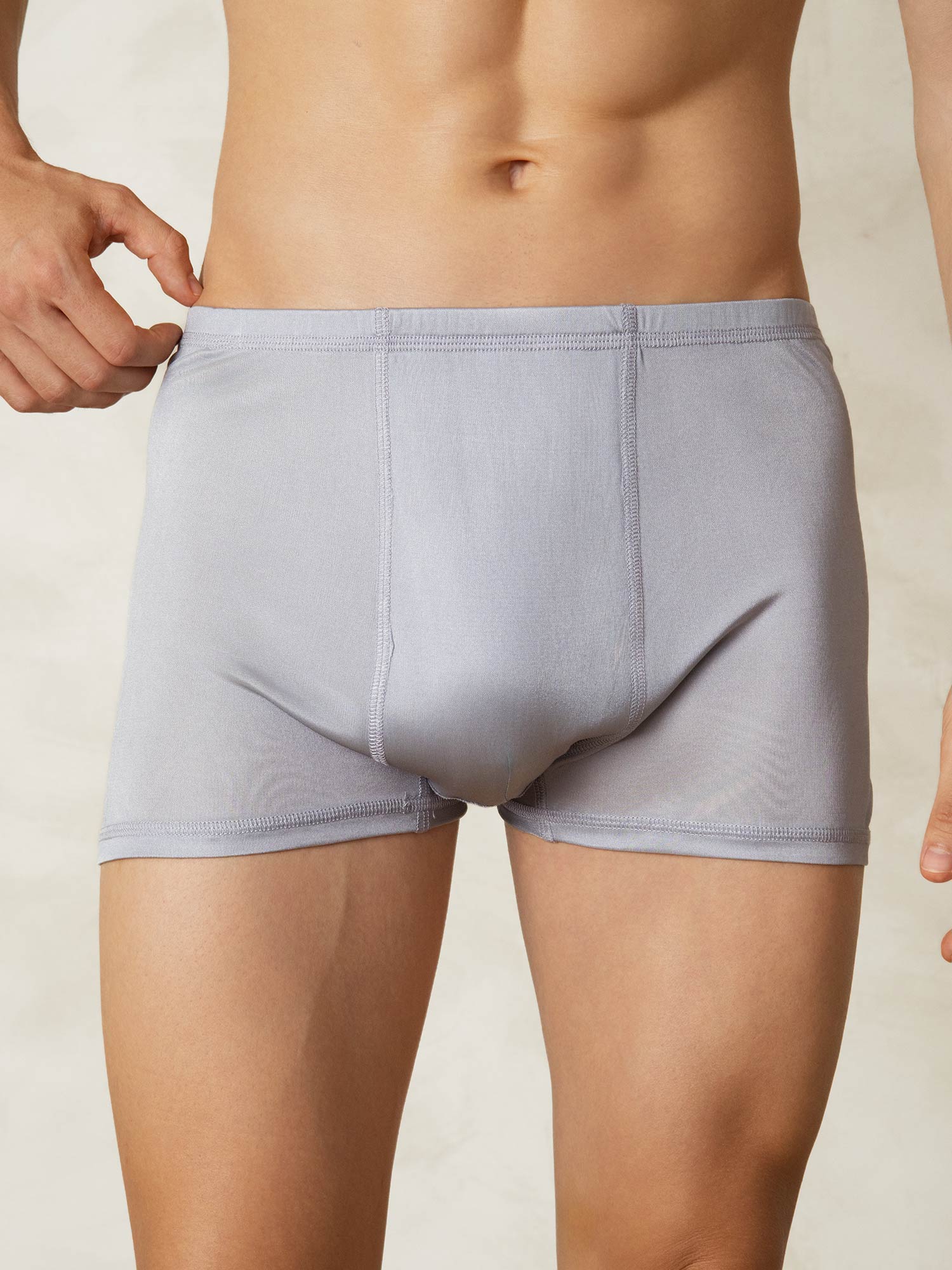[Harmaa] SilkSilky-FI Mens Underwear 001