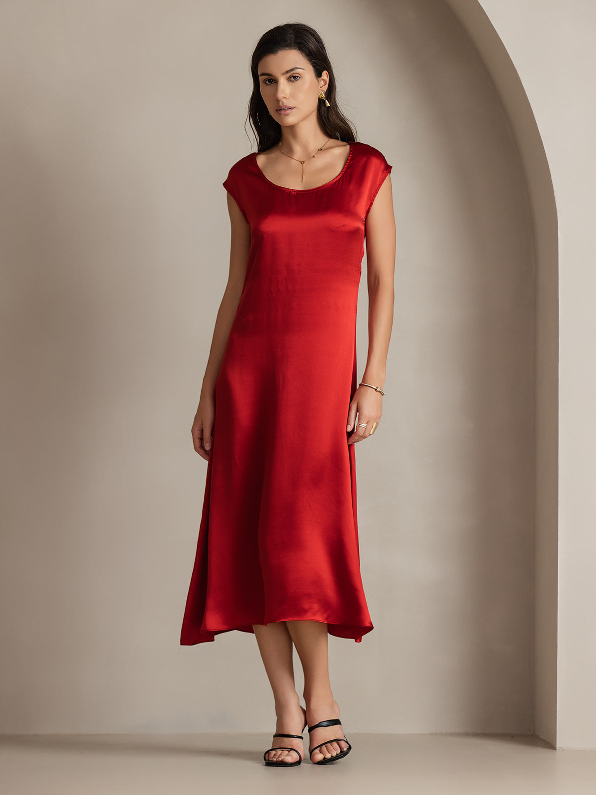 [Viini] SilkSilky-FI 19Momme Dress 001