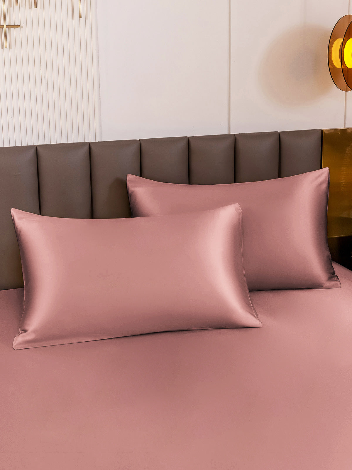 SilkSilky FI 30Momme Pure Silk Pillowcase VaaleanMauve 001