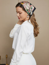 [P044] SilkSilky-FI Pure Silk Scarf 005