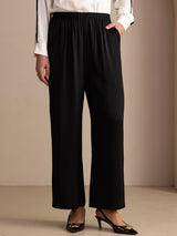 [Musta] SilkSilky-FI Womens Pants 001