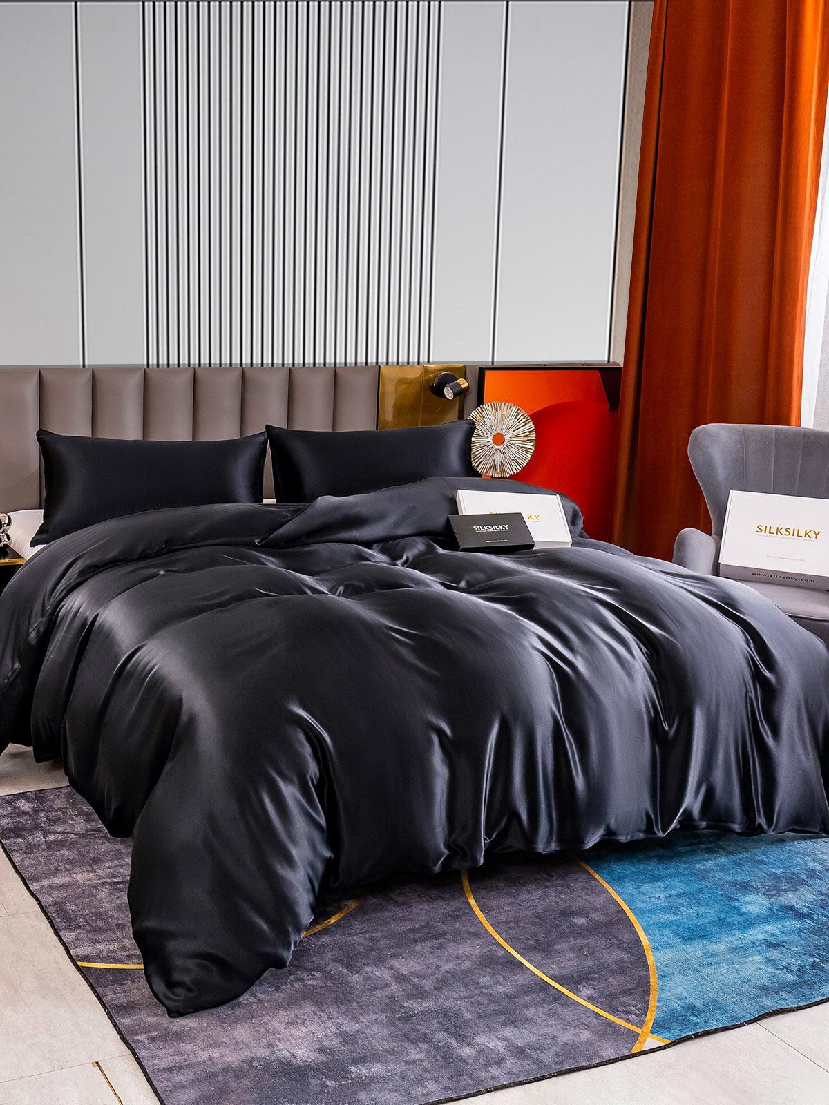 [Musta] SilkSilky-FI 22Momme Bedding Set 003