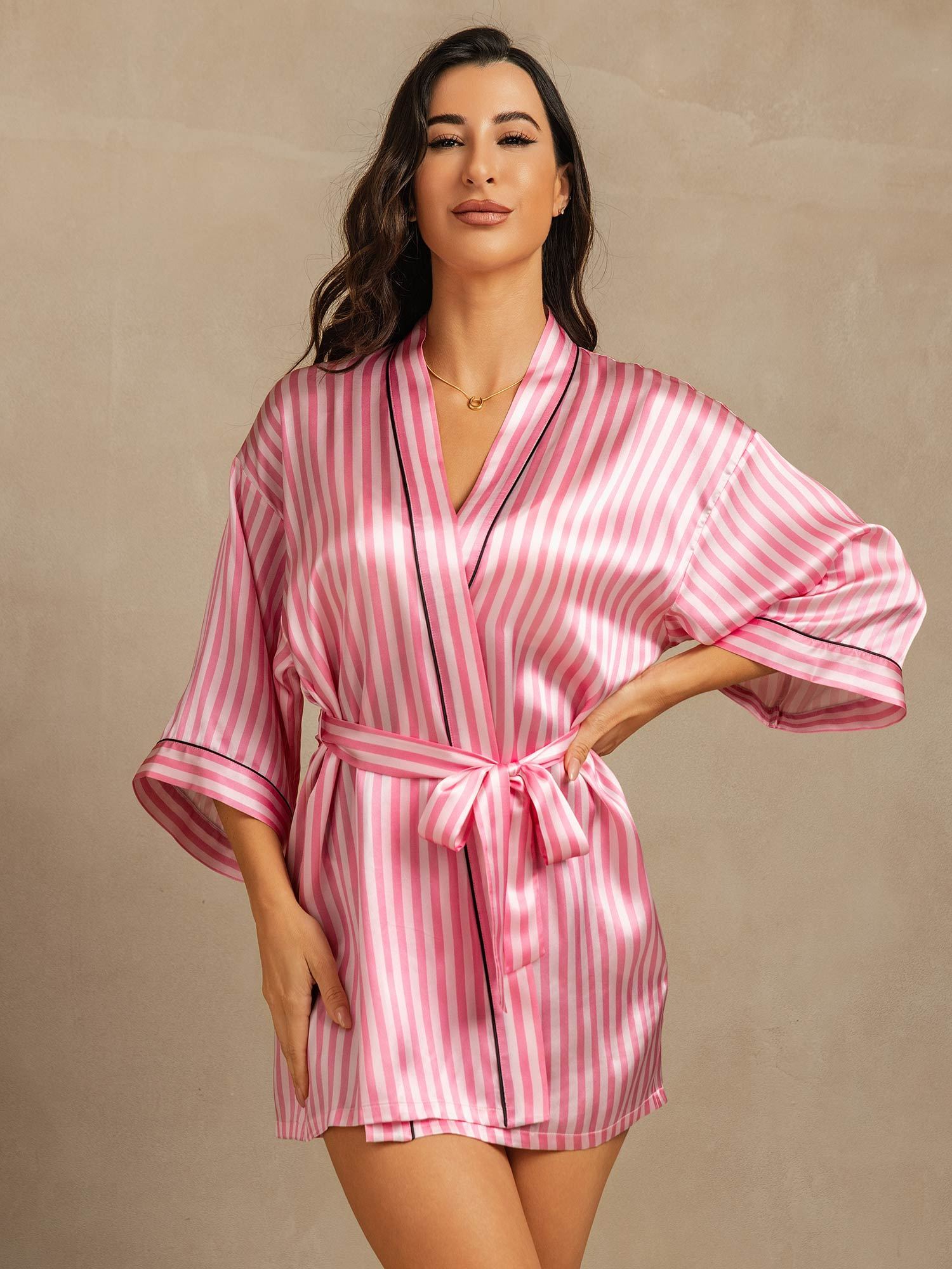 [Pinkki] SilkSilky-FI Womens Robe 003
