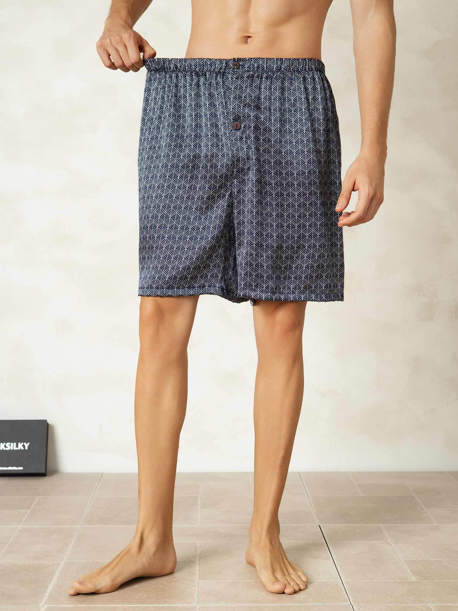 [Laivasto Ginkgo] SilkSilky-FI Mens Sleep Bottoms 005,