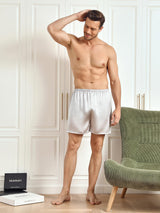 [Hopea] SilkSilky-FI Men's Sleep Shorts 005