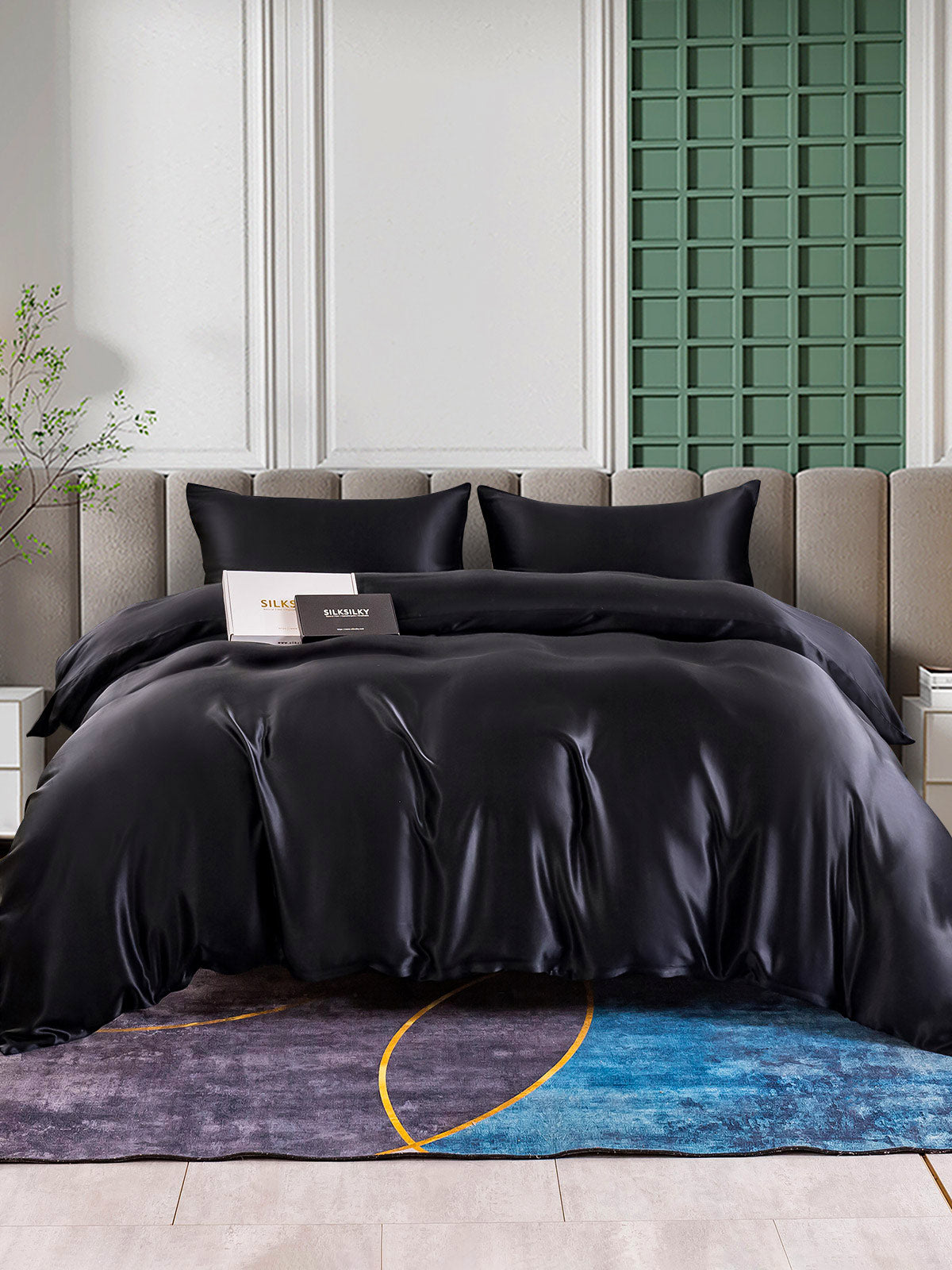 [Musta] SilkSilky-FI 25Momme Bedding Set 002