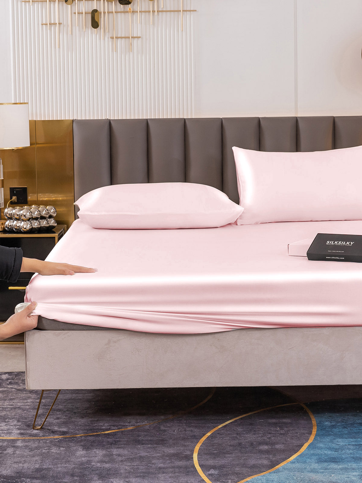 [Pinkki] SilkSilky-FI 19Momme Bedding Set 006