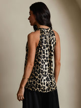 [Leopardi] SilkSilky-FI 19Momme Womens T-Shirt 002,