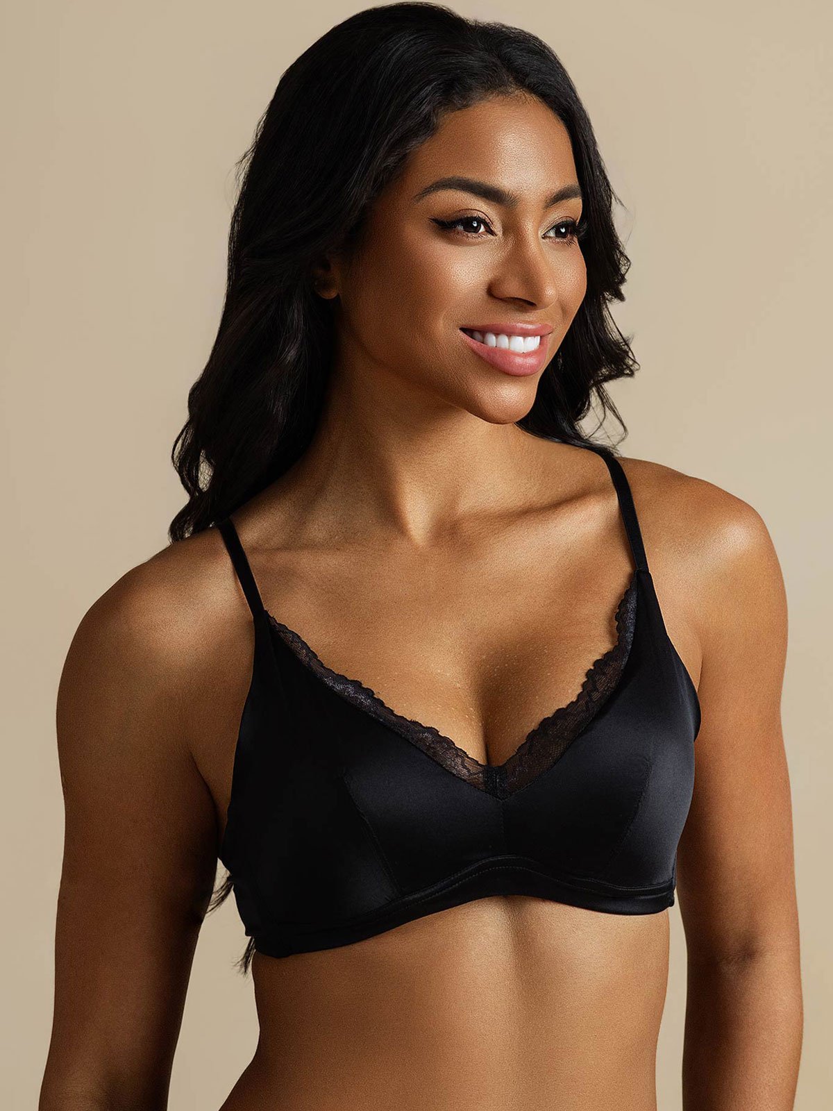 [Musta] SilkSilky-FI Bra 001,