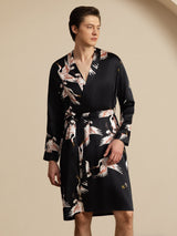 [Musta] SilkSilky-FI 19Momme Mens Robe 001