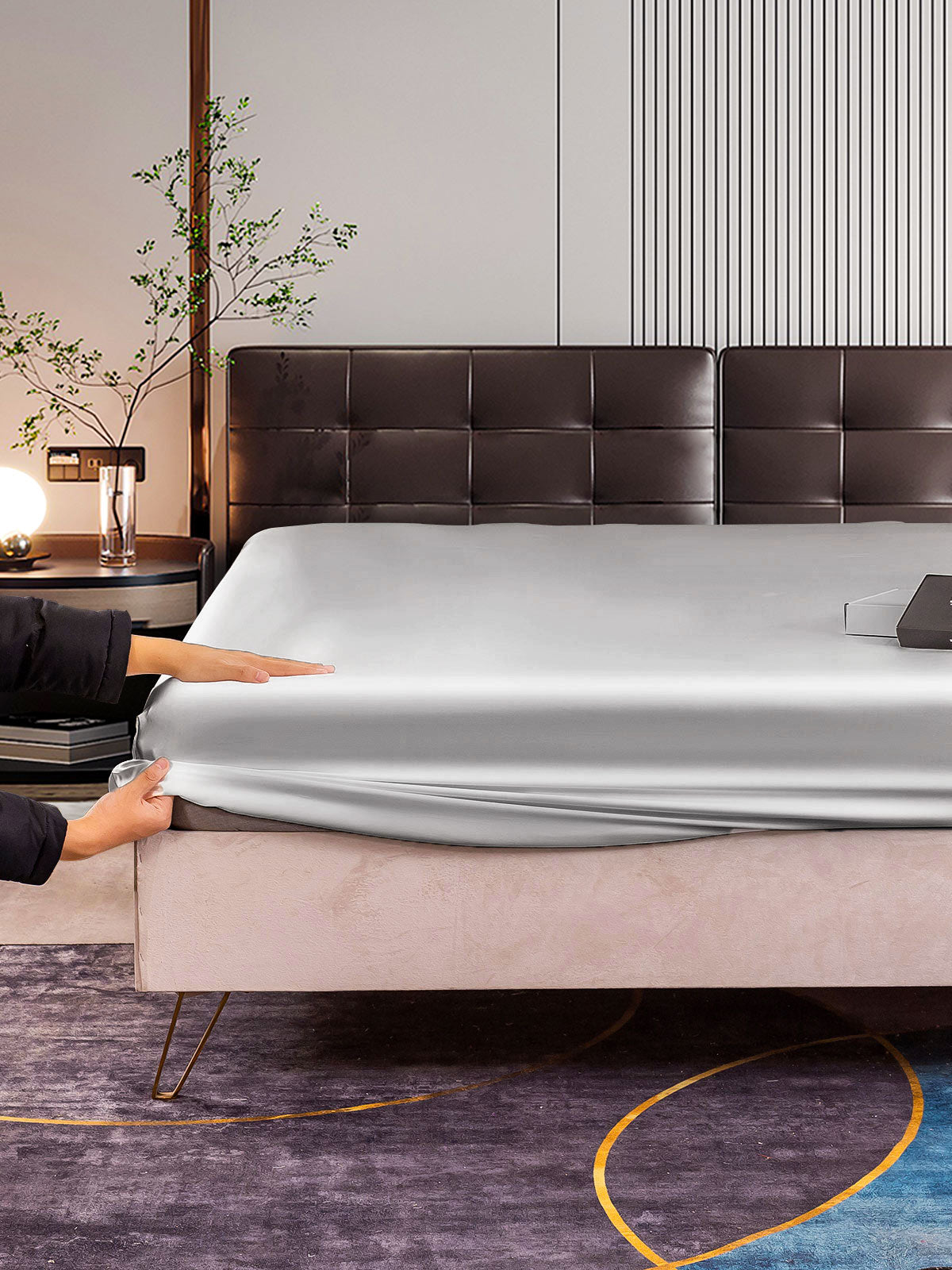 [Hopea] SilkSilky-FI 22Momme Pure Silk Sheet 005