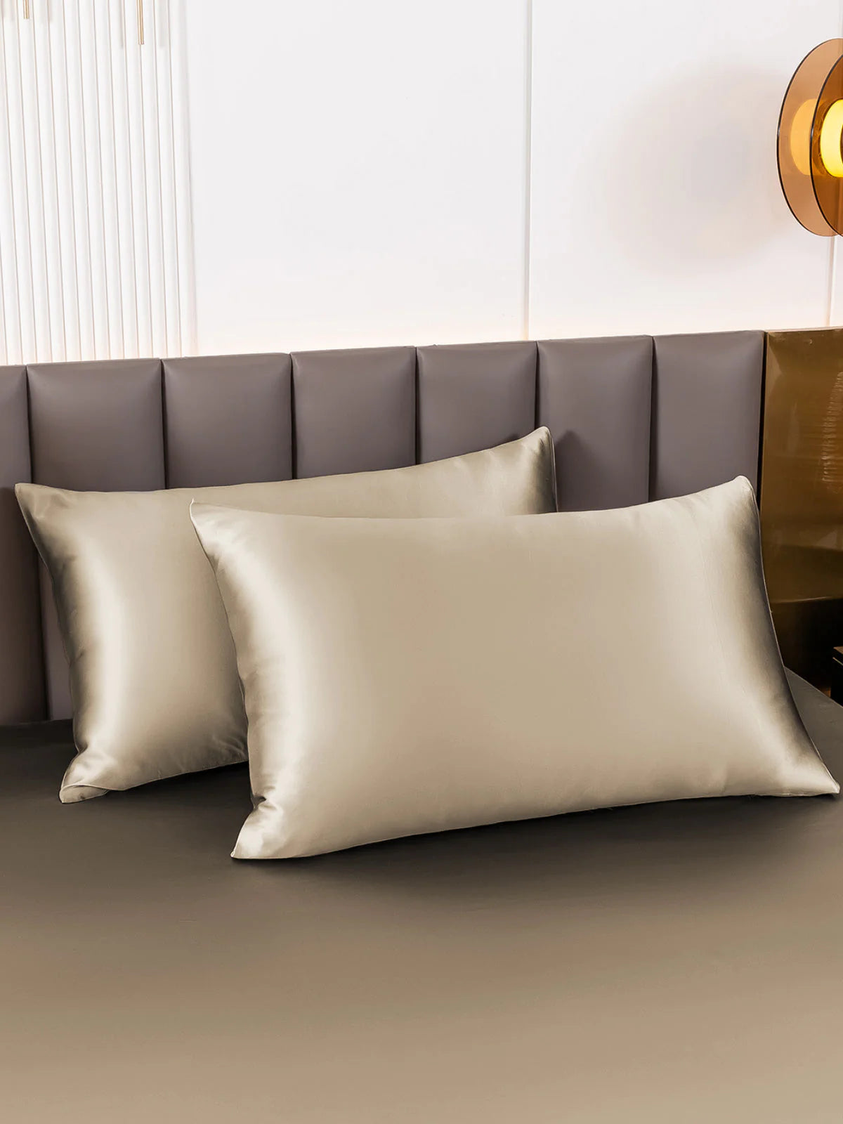 [Khaki] SilkSilky-FI 19Momme Pillowcase 001