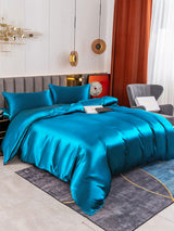 [Sinivihreä] SilkSilky-FI 19Momme Bedding Set 005