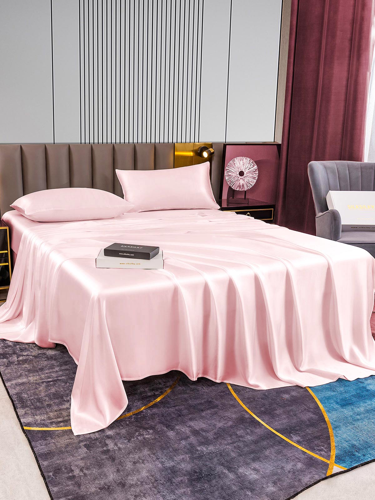 [Pinkki] SilkSilky-FI 22Momme Bedding Set 005