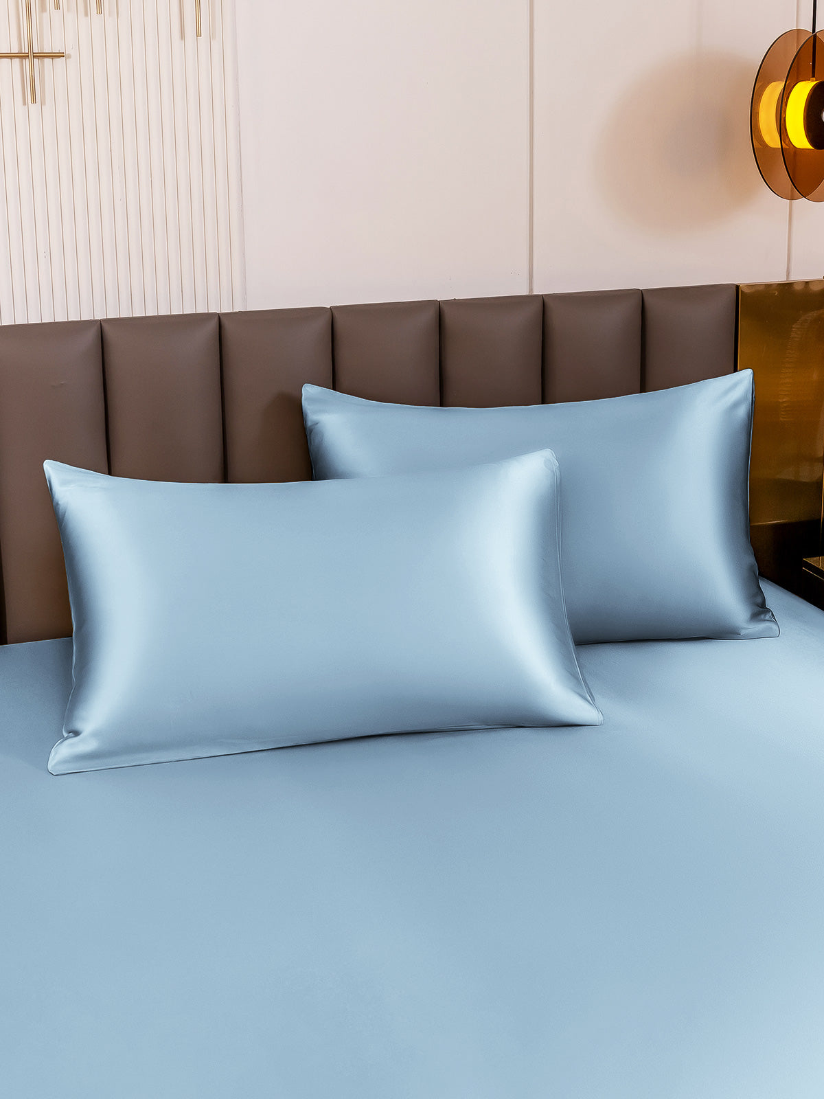 [Vaaleansininen] SilkSilky-FI 19Momme Pillowcase 003