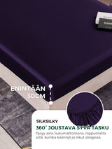 [Tumma Violetti] SilkSilky-FI 25Momme Vuodevaatteet Setti 003