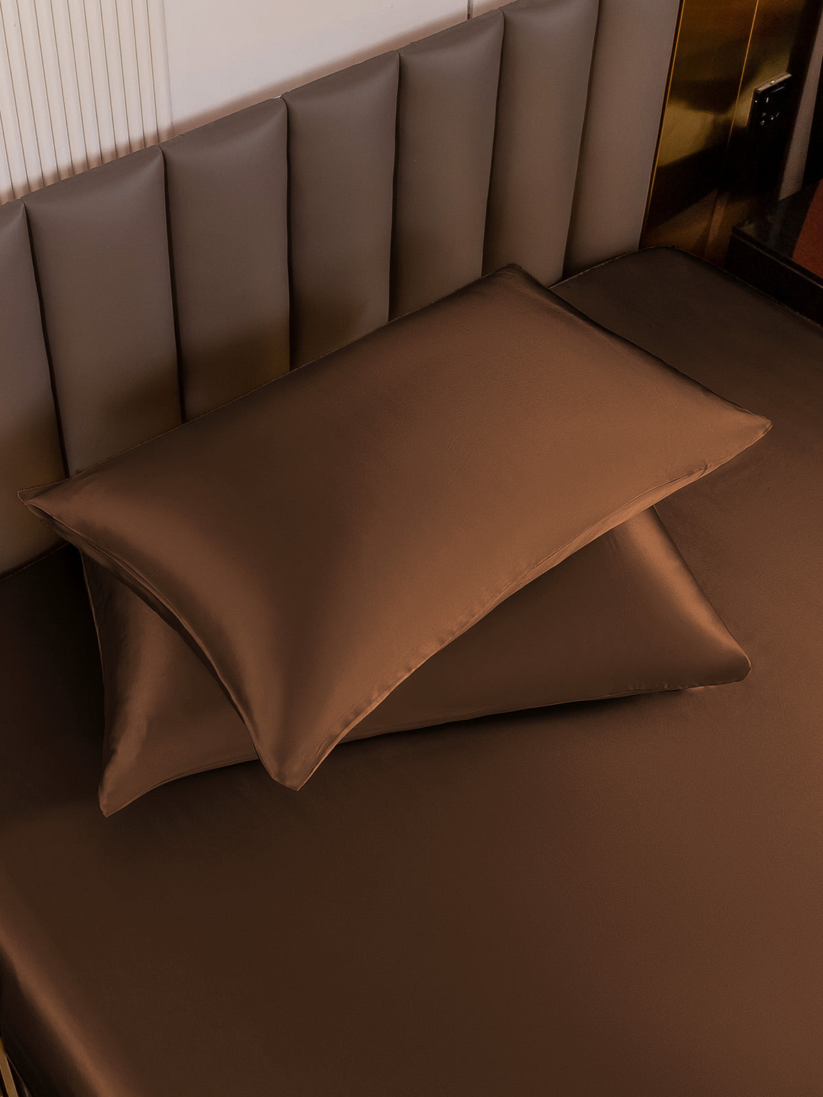 [Kahvi] SilkSilky-FI 19Momme Pillowcase 004
