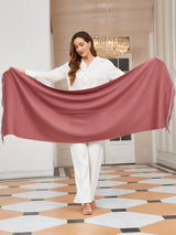 [Vaalean Mauve] SilkSilky-FI Villa Huivi 004
