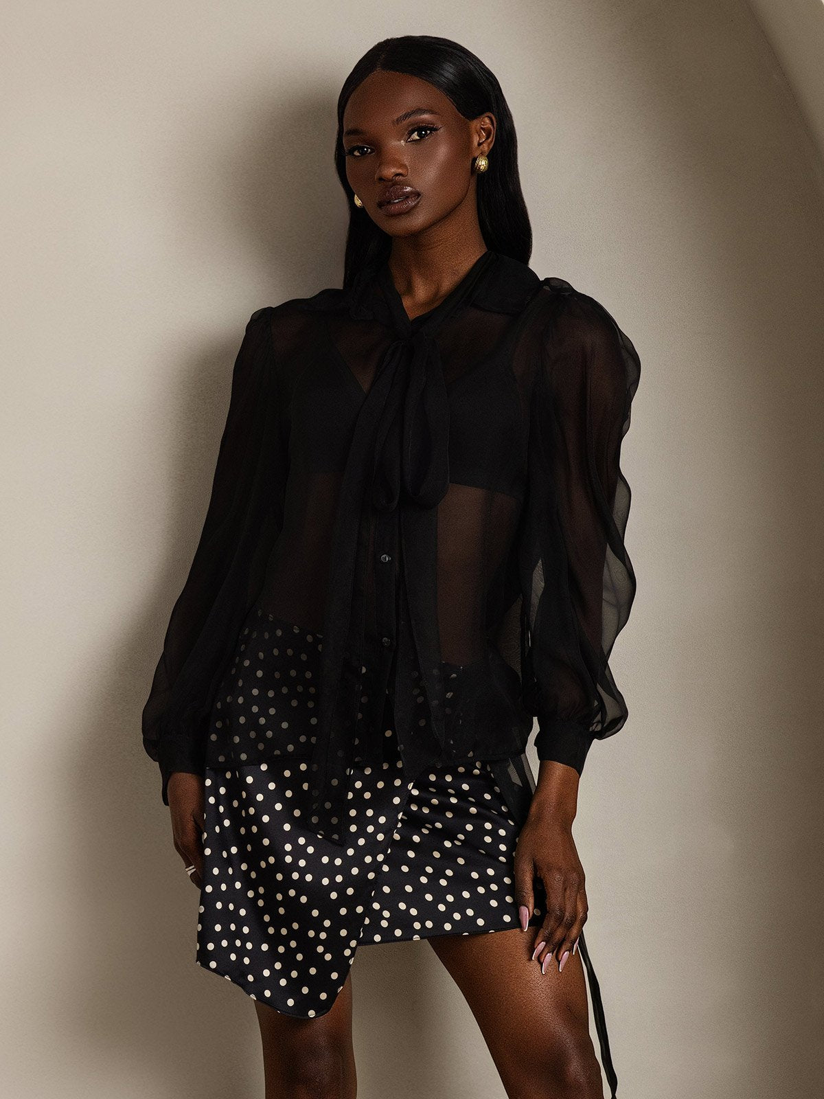 SilkSilky-FI Womens Shirt Musta 004