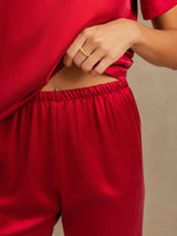 [Viini] SilkSilky-FI 19Momme Naisten Pyjamat 005