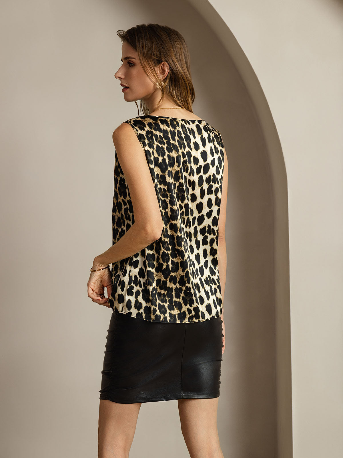[Leopardi] SilkSilky-FI 19Momme Camisoles 002
