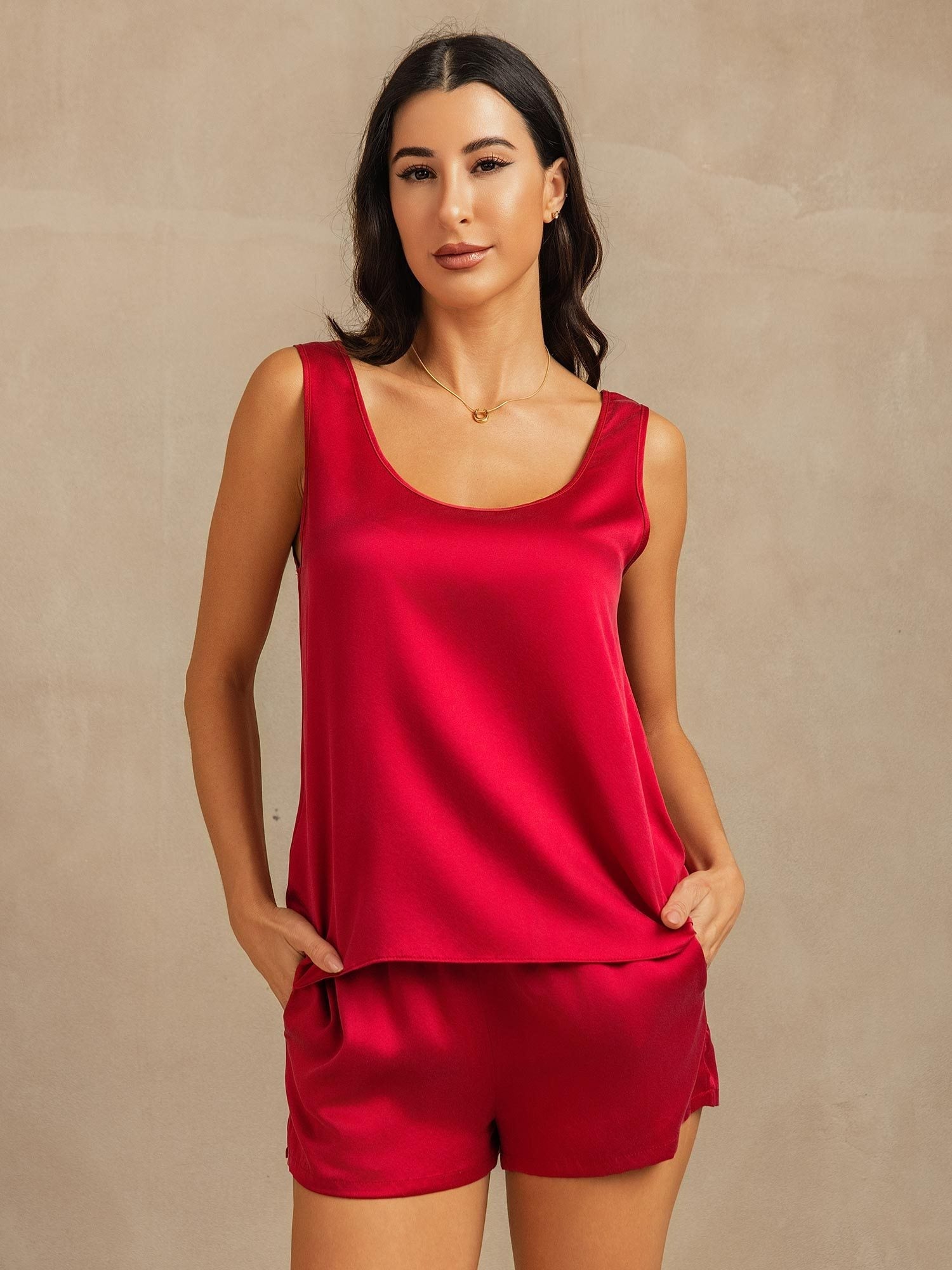 [Viini] SilkSilky-FI 19Momme Womens Pajamas 001