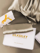 [Khaki] SilkSilky-FI 19Momme Pillowcase 006