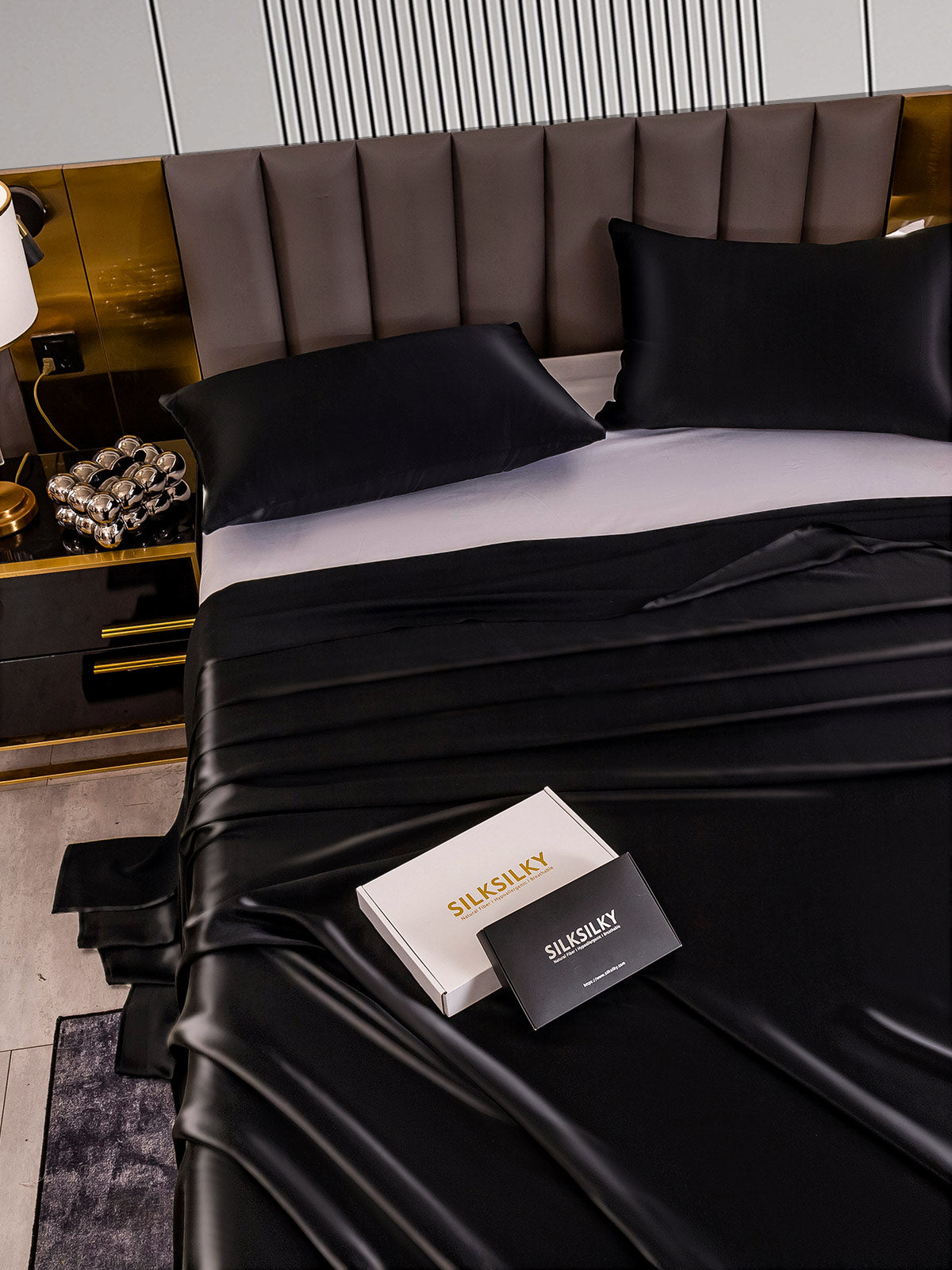 [Musta] SilkSilky-FI 22Momme Bedding Set 005
