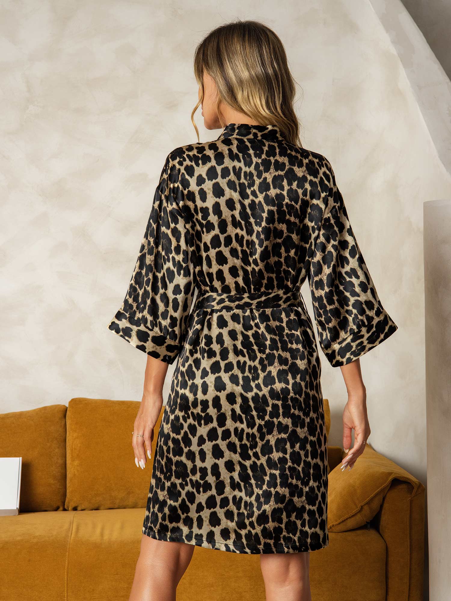 [Leopardi] SilkSilky-FI Womens Robe 002