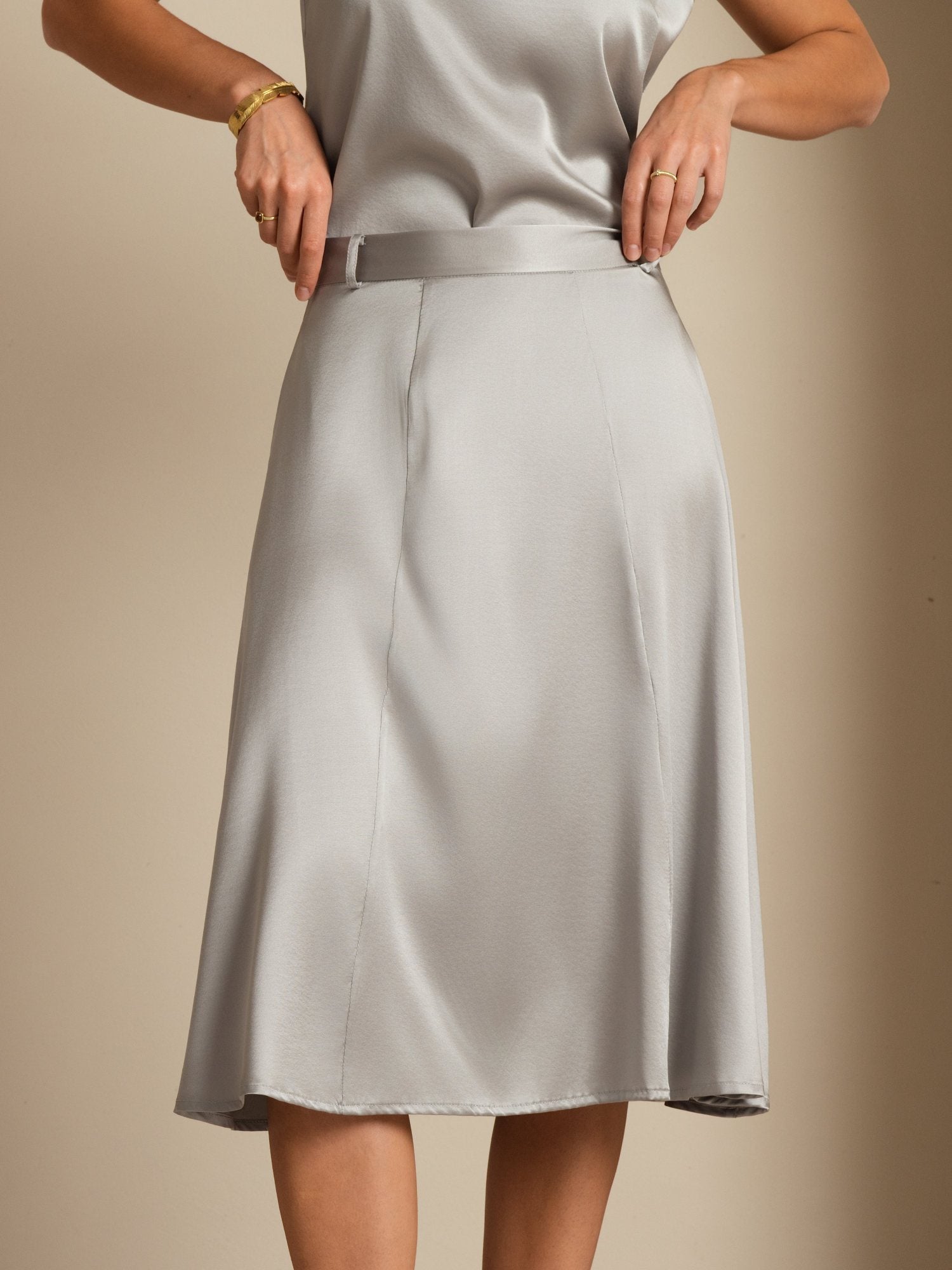 [GriffinHarmaa] SilkSilky-FI 19Momme Silkki Skirt 004