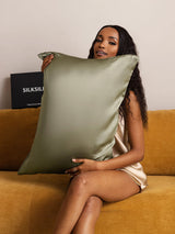 [Oliivinvihreä] SilkSilky-FI 19Momme Pillowcase 003