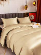 [Beige] SilkSilky-FI 19Momme Vuodevaatteet Setti 003