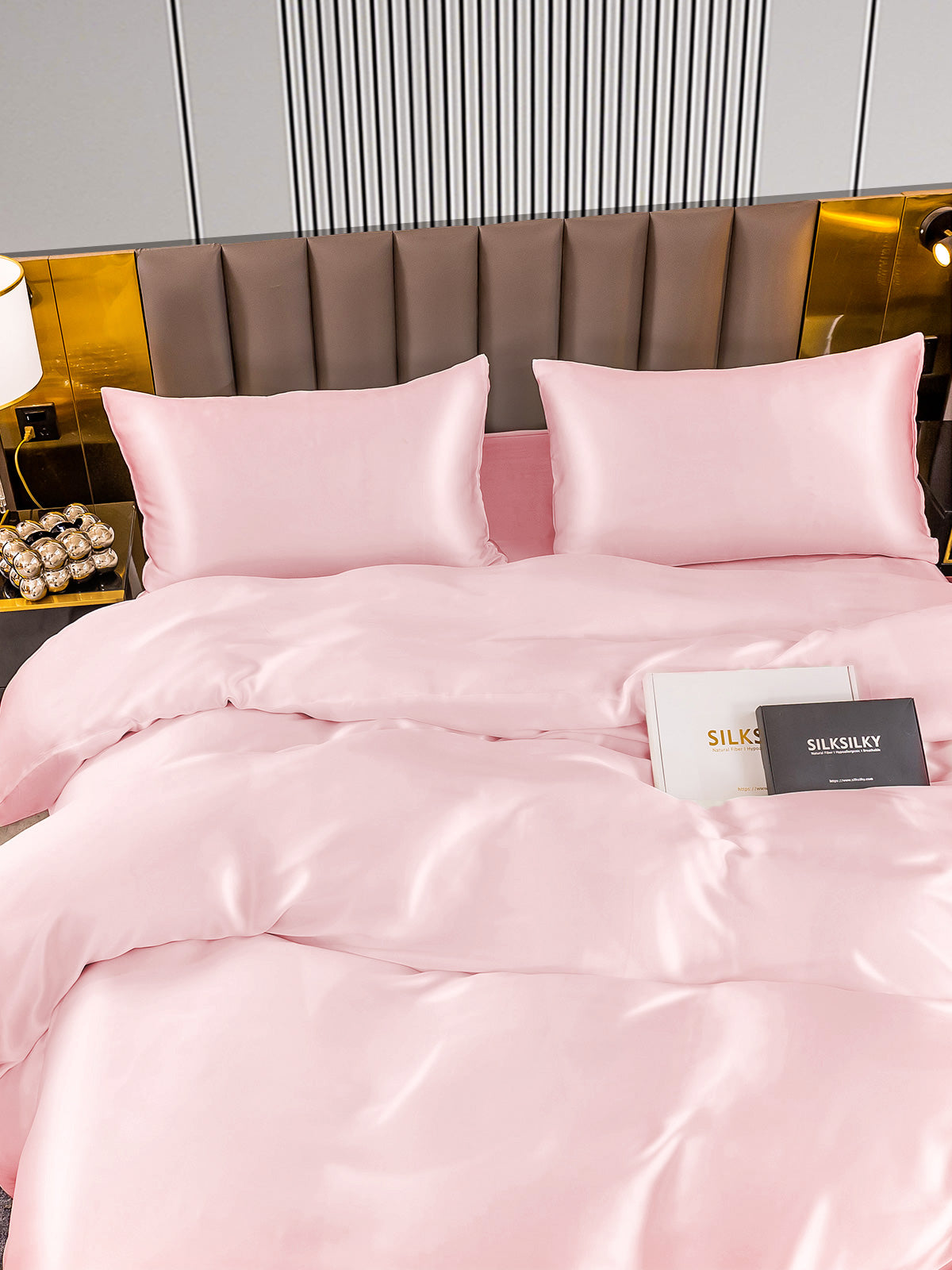 [Pinkki] SilkSilky-FI 22Momme Bedding Set 005