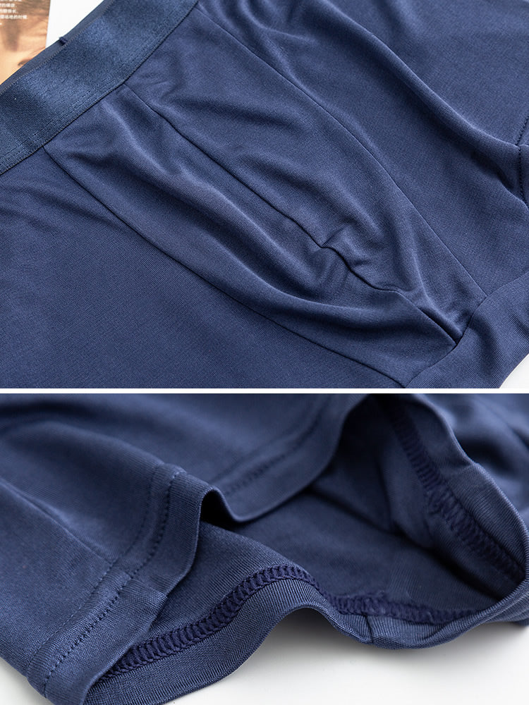 [Tummansininen] SilkSilky-FI Mens Underwear 007