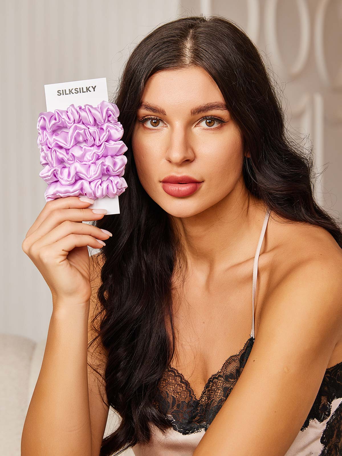 [Laventeli] SilkSilky-FI 19Momme Scrunchie 001