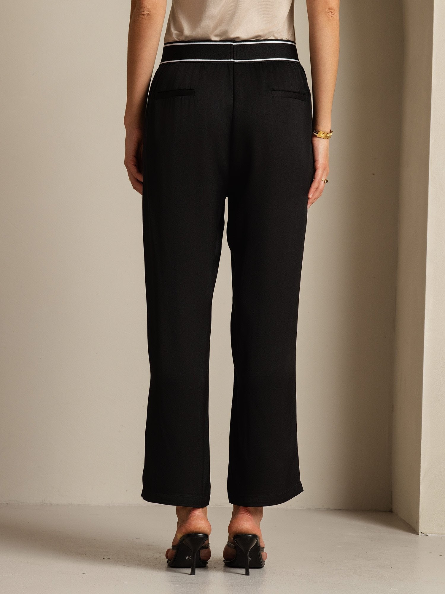 [Musta] SilkSilky-FI 22Momme Womens Pants 002