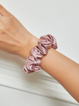 [Vaalean Mauve] SilkSilky-FI Scrunchie 001