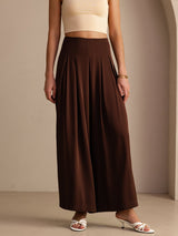 [Kahvi] SilkSilky-FI Womens Pants 003