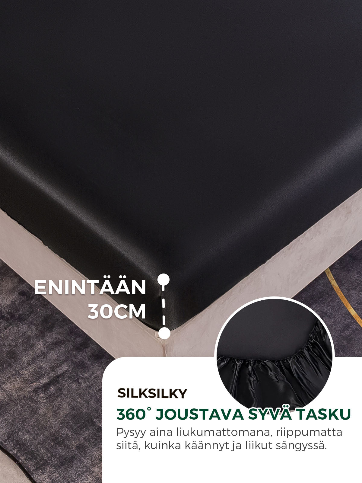 [Musta] SilkSilky-FI 19Momme Sheet 004